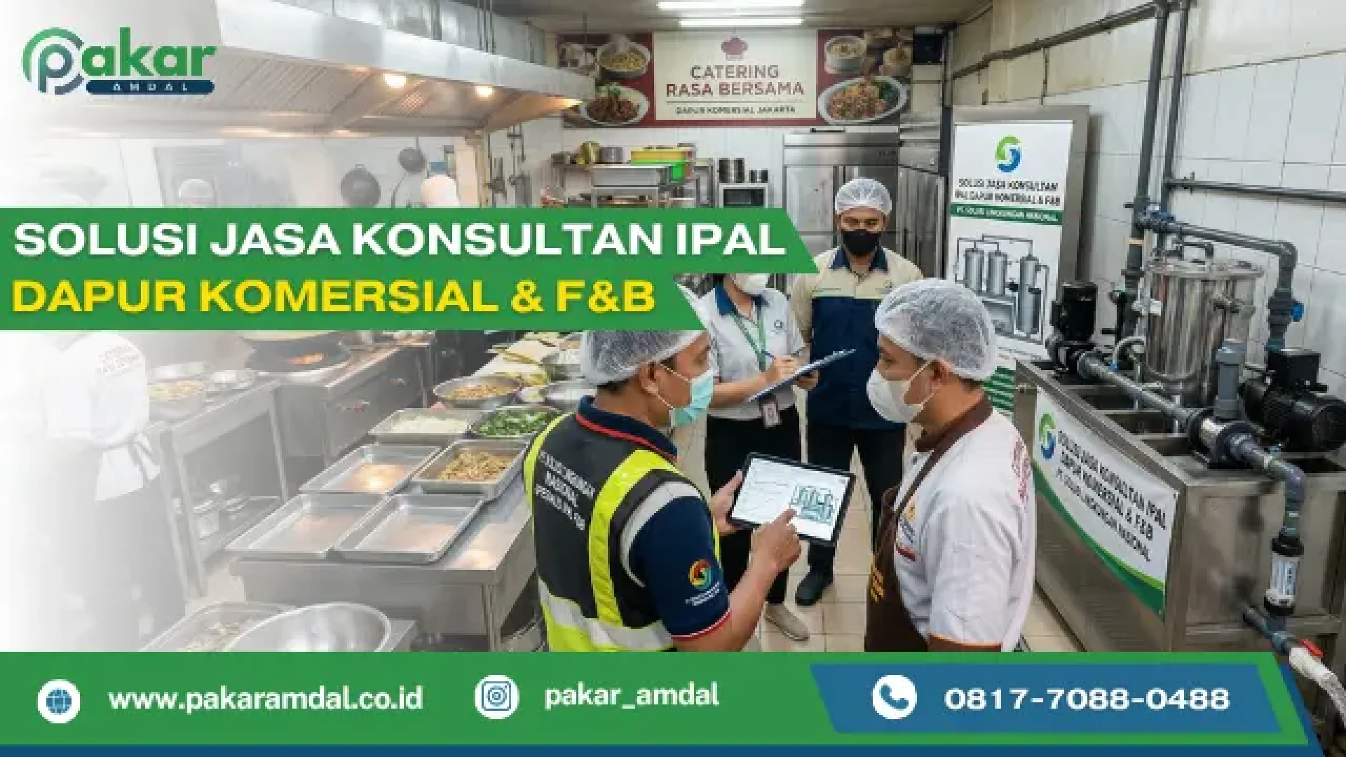 Jasa konsultan IPAL dapur komersial